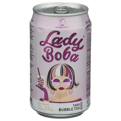 Lady Boba Taro Rtd Shelf Stable Bubble Tea Drink - 315 ml