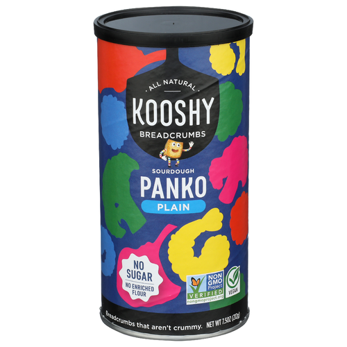 Kooshy Crountons Plain Panko Breadcrumbs - 7.5 Ounce