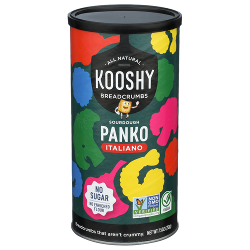 Kooshy Crountons Garlic And Herbs Italiano Panko Breadcrumbs - 7.5 Ounce
