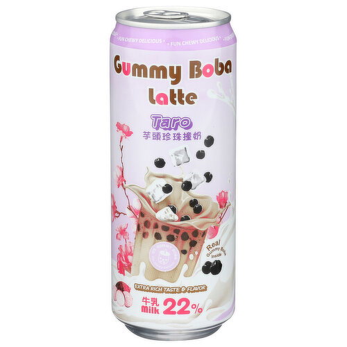 O's Gunny Boba Taro Latte - 15.9 Fluid Ounce