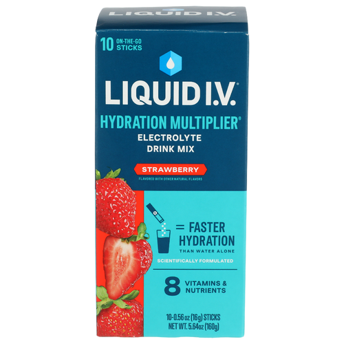 LIQUID I.V. Hydration Multiplier Electrolyte Drink Mix - 0.56 Ounce - 10 Count