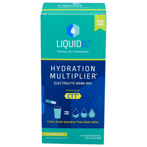 Liquid I.V. Watermelon Hydration Multiplier I.v. Electrolyte Drink Mix - 0.564 Ounce - 10 Count