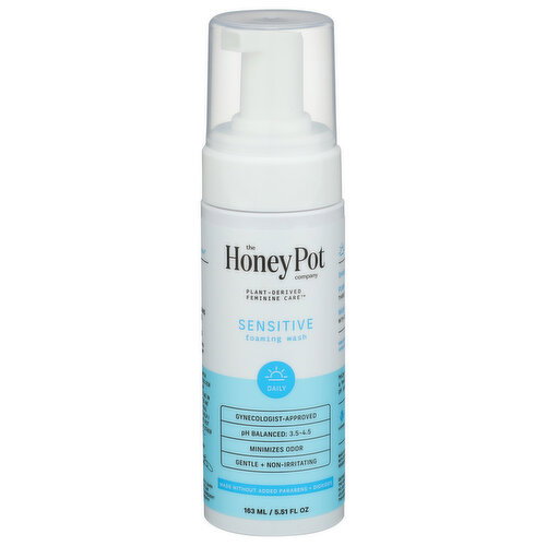 The Honey Pot Company Sensitive Foaming Wash - 163 ml