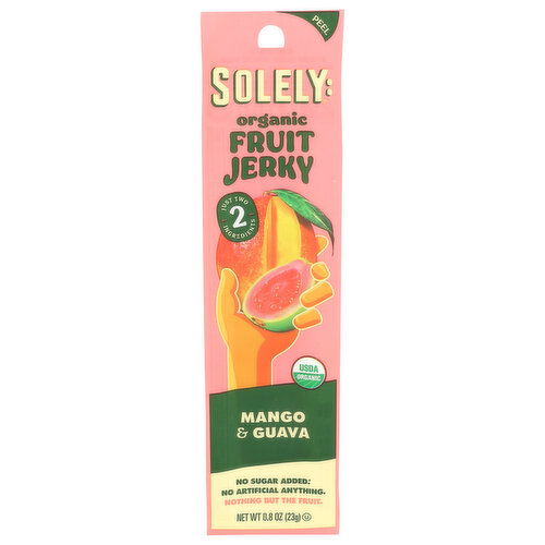 SOLELY: Soley Jerky Multi Pack Mango Guava - 0.8 Ounce
