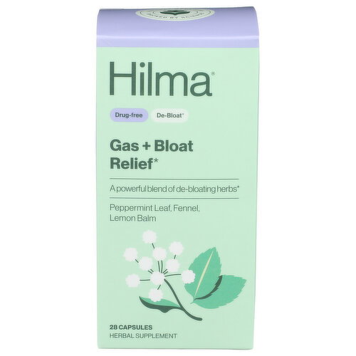 Hilma Gas + Bloat Relief - 28 Count