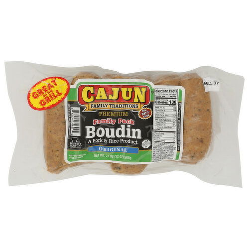 CAJUN FAMILY TRADITIONS Pack Mild Boudin - 2 Pound