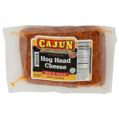 CAJUN FAMILY TRADITIONS Hot & Spicy Hog Head Cheese - 12 Ounce