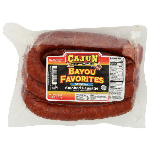 Cajun Family Traditions Bayou Favorites Original Smoked Sausage - 2.5 Pound Image 1 of 4