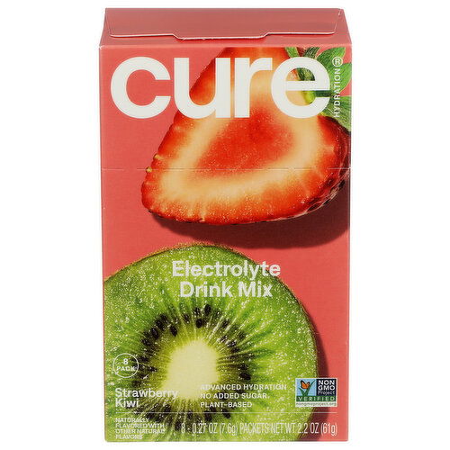 Cure Hydrating Electrolyte Drink Mix - 0.27 Ounce - 8 Count