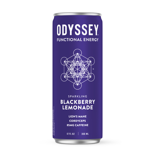 Odyssey Elixir Blackberry Lemonade Sparkling Odyssey Energy - 12 Fluid Ounce