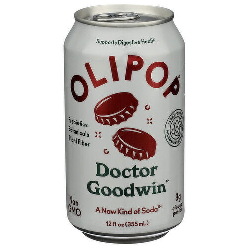 Olipop Doctor Goodwin Sparkling Soda - 12 Fluid Ounce
