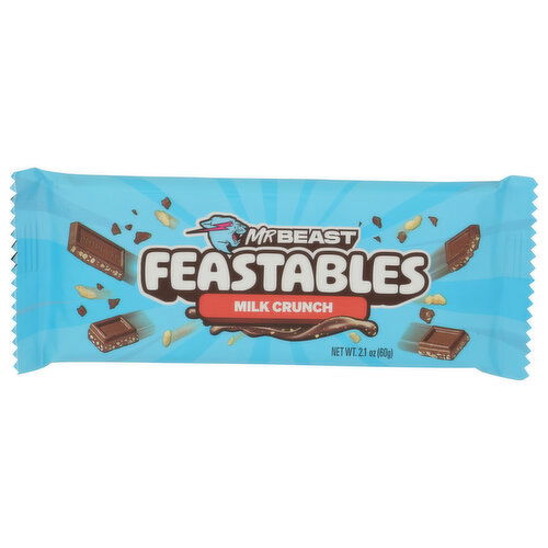 Feastables Milk Crunch Bar - 2.1 Ounce Image 1 of 4