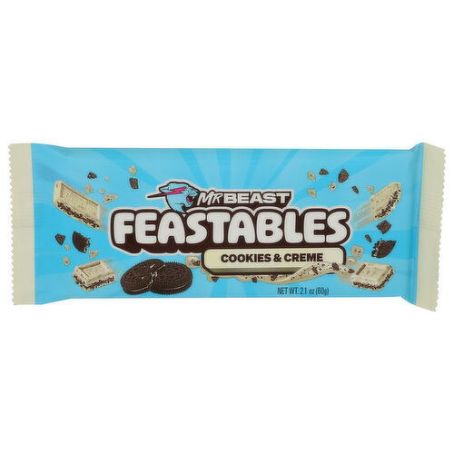 Feastables Cookies And Creme - 2.1 Ounce Image 1 of 4