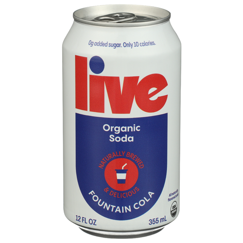 Live Soda Fountain Cola - 12 Fluid Ounce Image 1 of 4