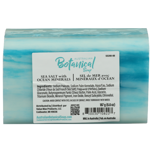 Australian Botanical Soap Sea Salt With Ocean Minerals Soap Bar - 187 Gram Image 1 of 3