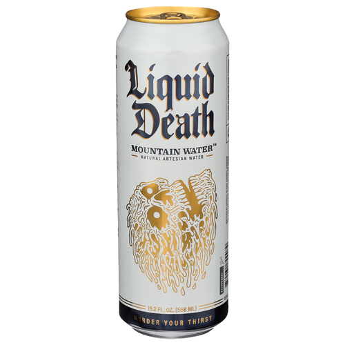 Liquid Death Natural Artesian Water Mountain - 19.2 Fluid Ounce Image 1 of 2