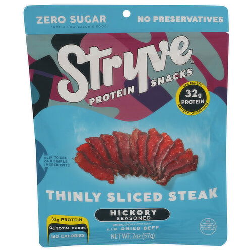 Stryve Protein Snacks Hickory Sliced Steak - 2 Ounce Image 1 of 4