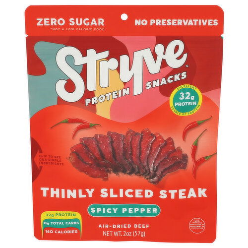 Stryve Spicy Pepper Sliced - 2 Ounce