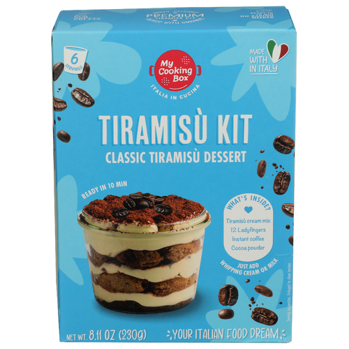My Cooking Box Tiramisu' Kit Classic Tiramisu Dessert - 8.11 Ounce