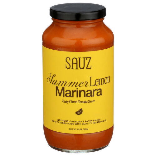 Sauz Summer Lemon Marinara - 25 Ounce