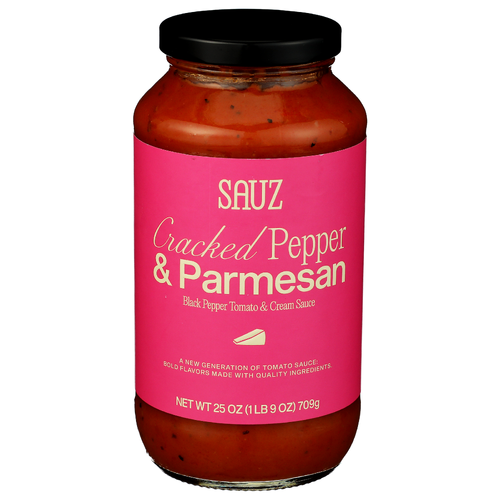 Sauz Cracked Pepper & Parmesan - 25 Ounce