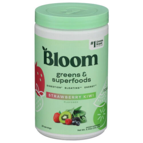 Bloom NU, Llc Strawberry Kiwi Greens & Superfoods - 5.33 Ounce Image 1 of 2