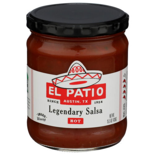 El Patio Salsa Red Hot - 15.5 Ounce Image 1 of 4