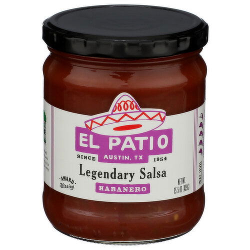 El Patio Salsa Red Habanero - 15.5 Ounce