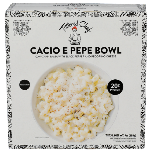 Tattooed Chef Cacio E Pepe Bowl - 9 Ounce