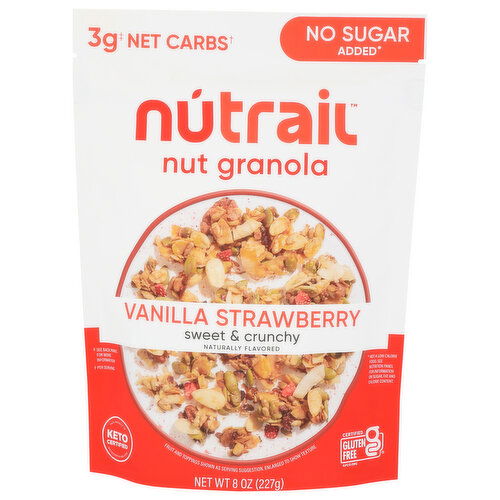 Nutrail Vanilla Strawberry Granola Keto Nut - 8 Ounce Image 1 of 4