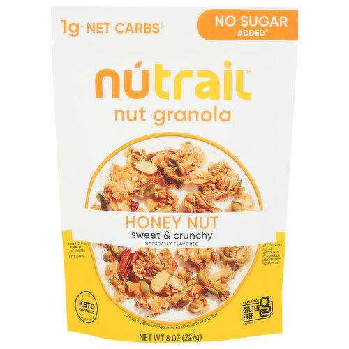 Nutrail Honey Nut Granola Keto - 8 Ounce