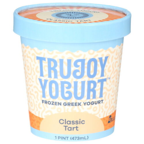 TRUJOY Classic Tart Frozen Greek Yogurt - 1 Pint Image 1 of 4