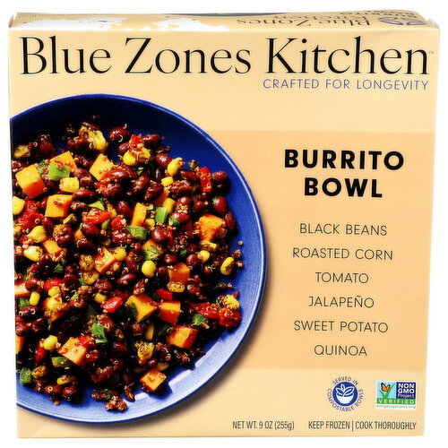 Blue Zones Kitchen Burrito Bowl - 9 Ounce