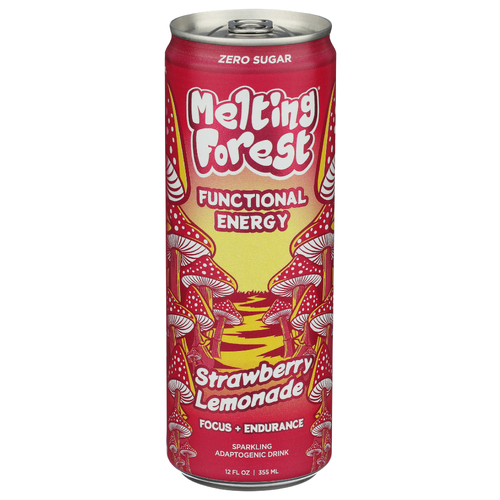Melting Forest Strawberry Lemonade Sparkling Water - 12 Fluid Ounce Image 1 of 4