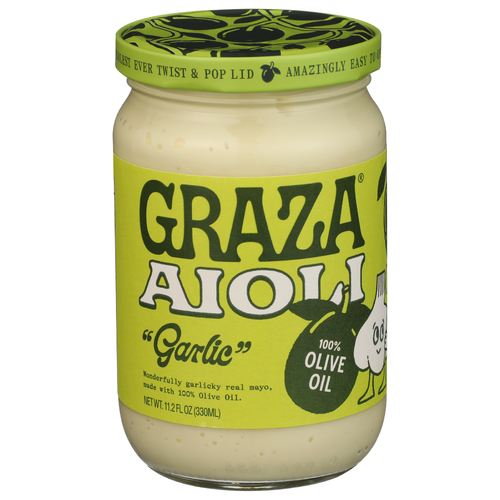 Graza Unscented Garlic Softened Aioli By Jar - 11.2 Fluid Ounce Image 1 of 4