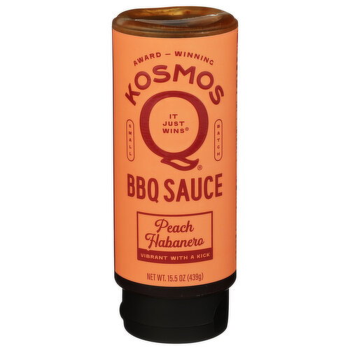 Kosmos Q Sauce BBQ Peach Habanero - 15.5 Ounce Image 1 of 4