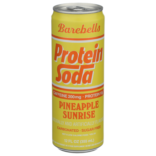 Barebells Pineapple Sunrise Protein Soda - 12 Fluid Ounce Image 1 of 4