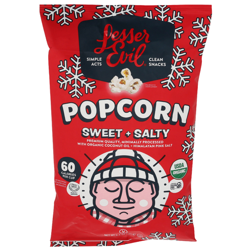 Lesserevil Organic Sweet & Salty Popcorn - 6.4 Ounce Image 1 of 4