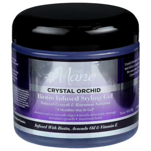 The Mane Choice Biotin Infused Styling Gel Crystal Orchid - 16 Ounce