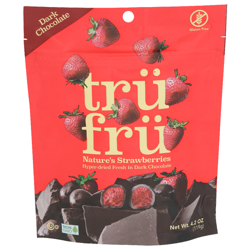 Tru Fru Dark Chocolate Strawberries - 4.2 Ounce