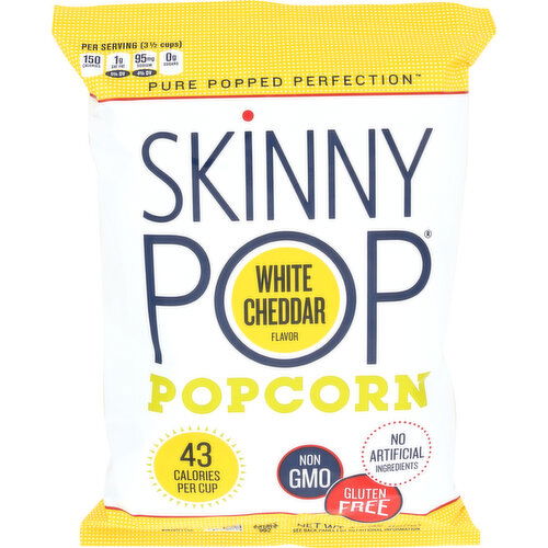 Skinnypop Popcorn White Cheddar - 4.4 Ounce