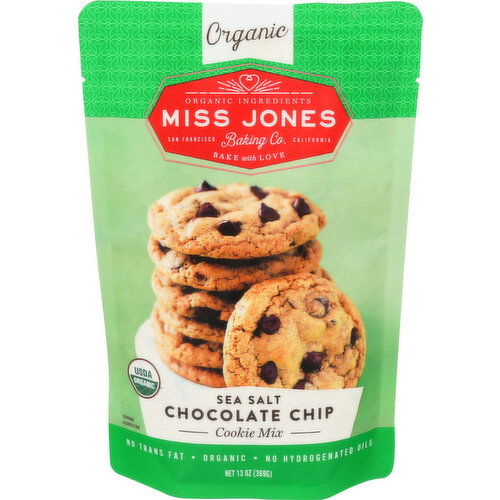 Miss Jones Baking Co. Cookie Mix Sea Salt Chocolate Chip - 13 Ounce