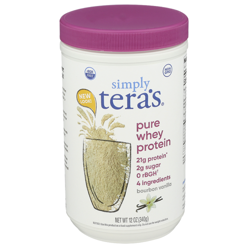 Tera's Whey Protein Bourbon Vanilla - 12 Ounce