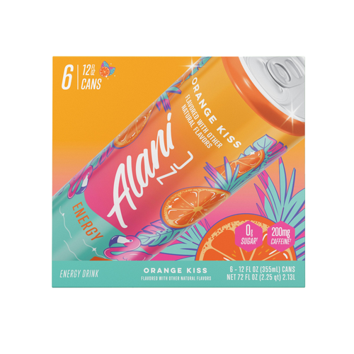 Alani Nu Orange Kiss Energy Drink - 72 Fluid Ounce