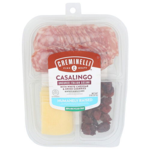 Creminelli Sliced Casalingo & Cheddar W Cherries - 2 Ounce
