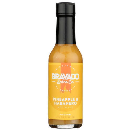 Bravado Spice Hot Sauce Pinapple Habane - 5 Fluid Ounce