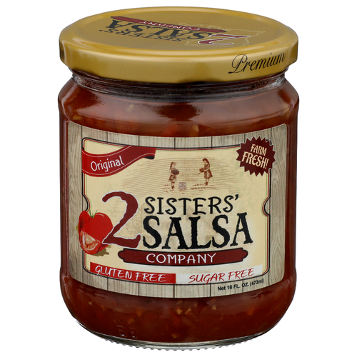 2 Sisters' Salsa Company Original - 16 Fluid Ounce