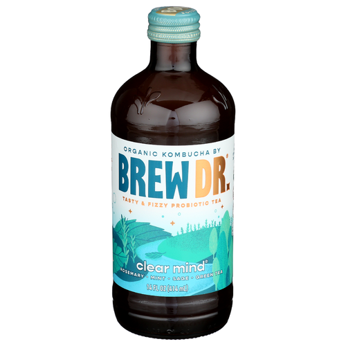 Brew DR. Kombucha Clear Mind - 14 Fluid Ounce