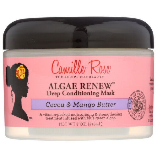 Camille Rose Algae Renew Deep Conditioning Mask Conditioner - 8 Ounce