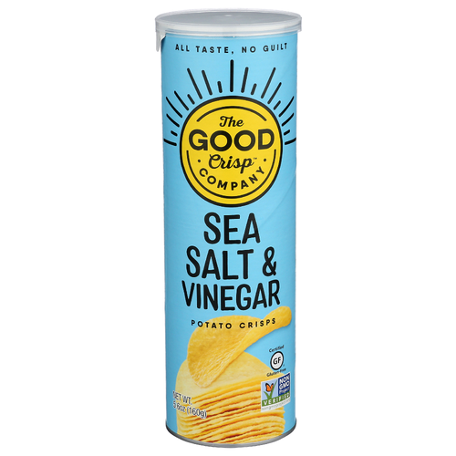 The Good Crisp Company Crisps, Sea Salt & Vinegar - 5.6 Ounce
